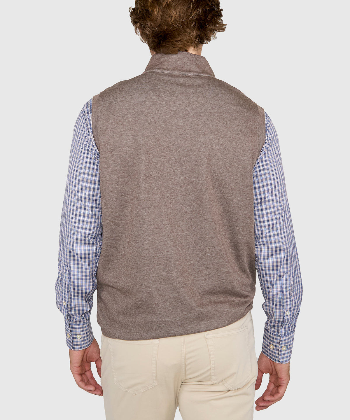 Westport Lifestyle Melange Quarter-Zip Vest, Men's Big & Tall