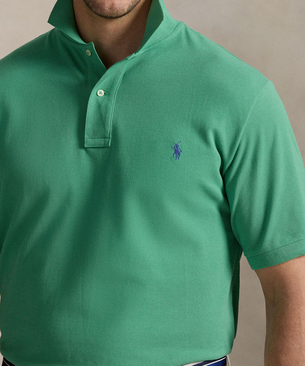Polo Ralph Lauren Short Sleeve Classic Pique Mesh Polo Shirt, Men's Big & Tall