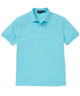 Polo Ralph Lauren Short Sleeve Classic Pique Mesh Polo Shirt - Aqua Blue