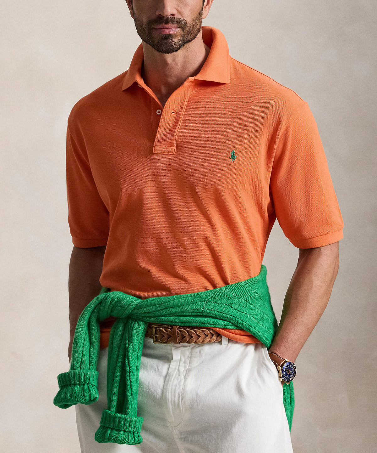 Polo Ralph Lauren Short Sleeve Classic Pique Mesh Polo Shirt, Men's Big & Tall