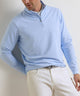 Peter Millar Sugar Stripe Perth Quarter-Zip Pullover