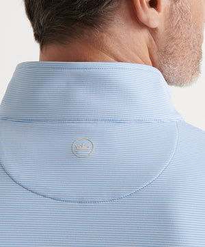 Peter Millar Sugar Stripe Perth Quarter-Zip Pullover