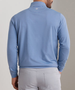 Peter Millar Sugar Stripe Perth Quarter-Zip Pullover