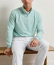 Peter Millar Sugar Stripe Perth Quarter-Zip Pullover