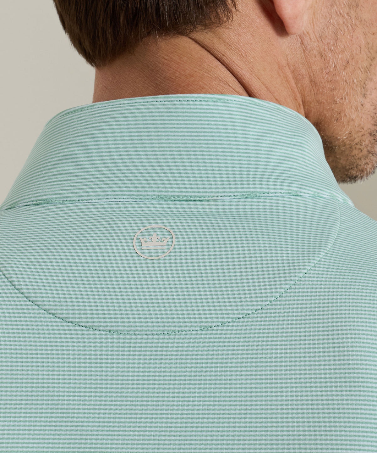 Peter Millar Sugar Stripe Perth Quarter-Zip Pullover, Men's Big & Tall