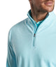 Peter Millar Sugar Stripe Perth Quarter-Zip Pullover