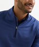 Peter Millar Sugar Stripe Perth Quarter-Zip Pullover