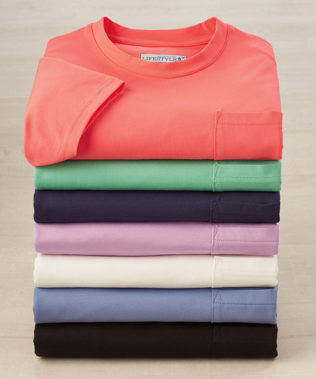Westport Lifestyle Ridgefield Pocket T-Shirt, Men's Big & Tall