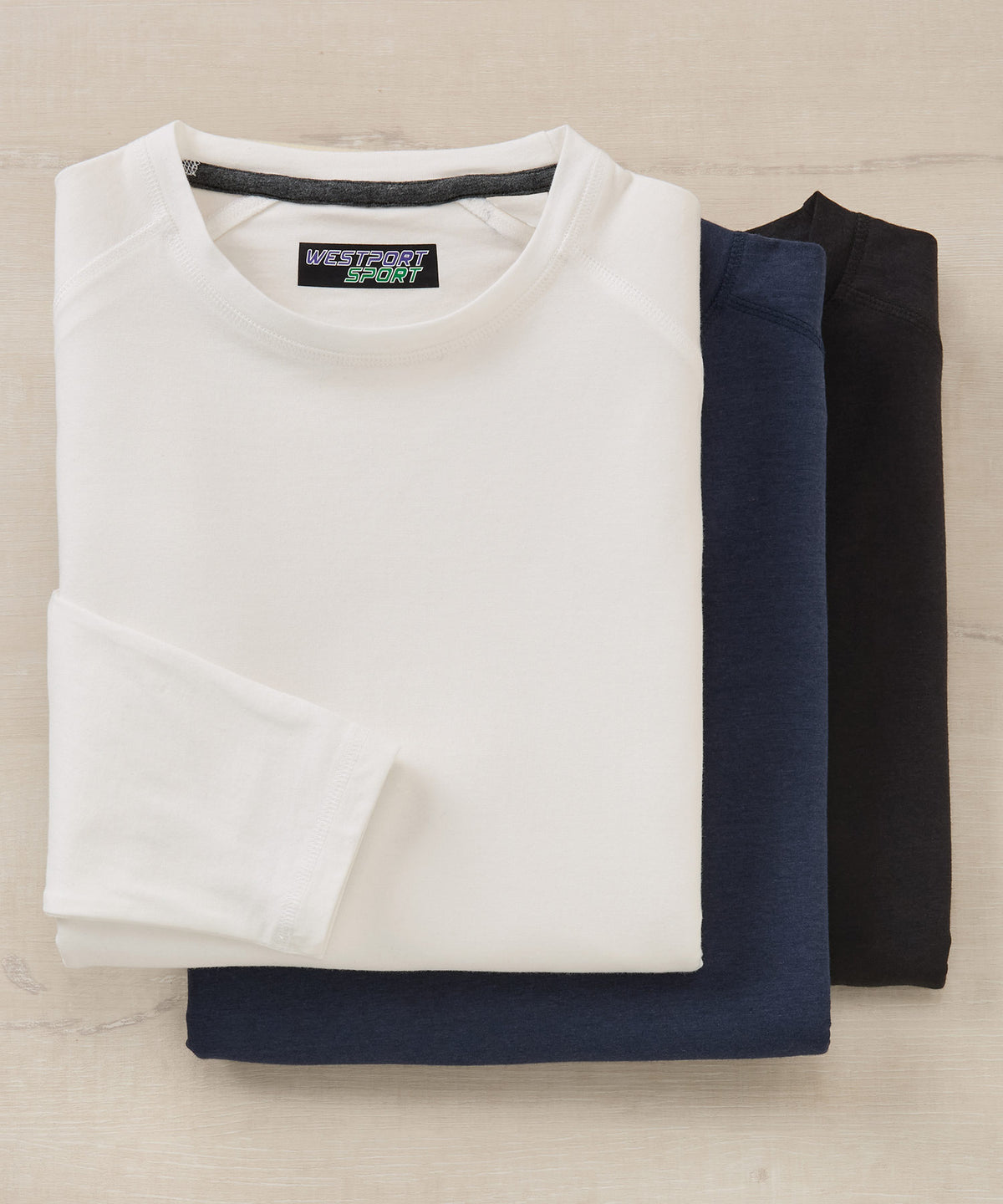 Westport Sport Bamboo Blend Performance Long Sleeve T-Shirt, Men's Big & Tall