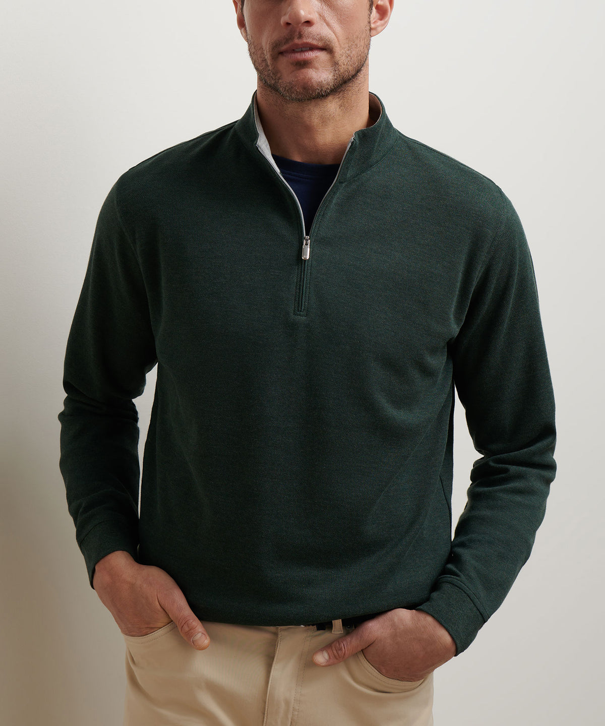 Peter Millar Crown Comfort Quarter-Zip Pullover, Men's Big & Tall