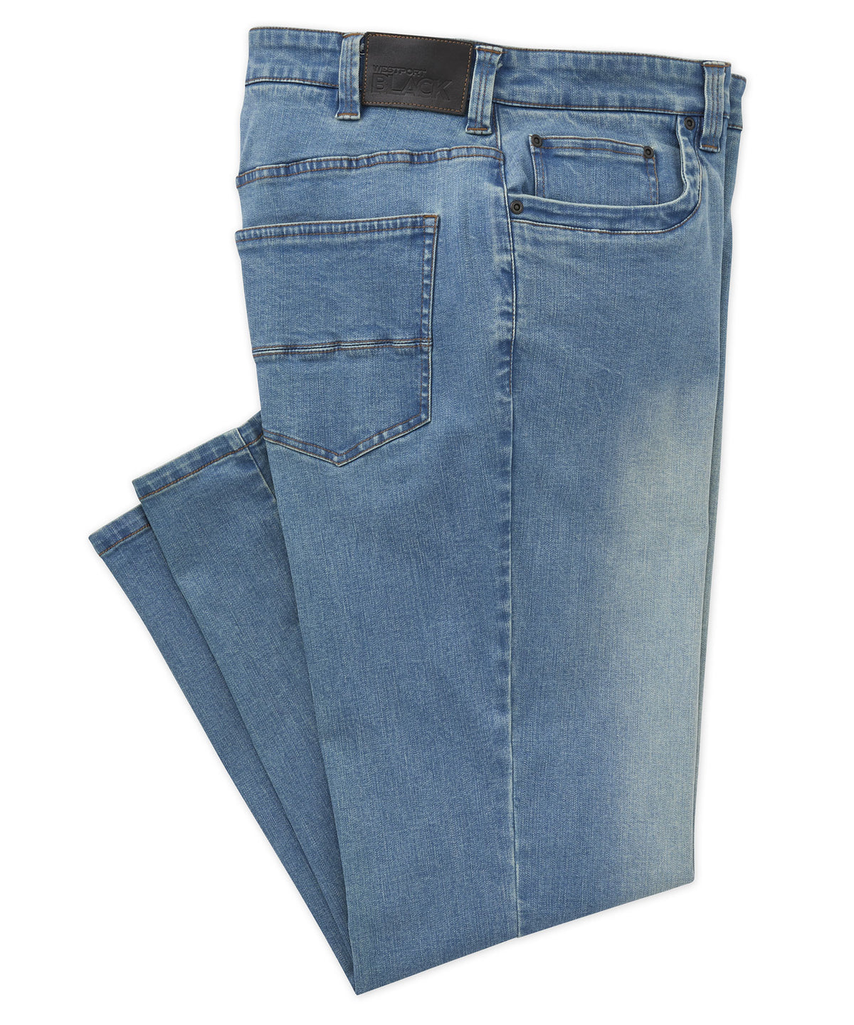 Westport Black Ultra Stretch Denim Jean, Men's Big & Tall