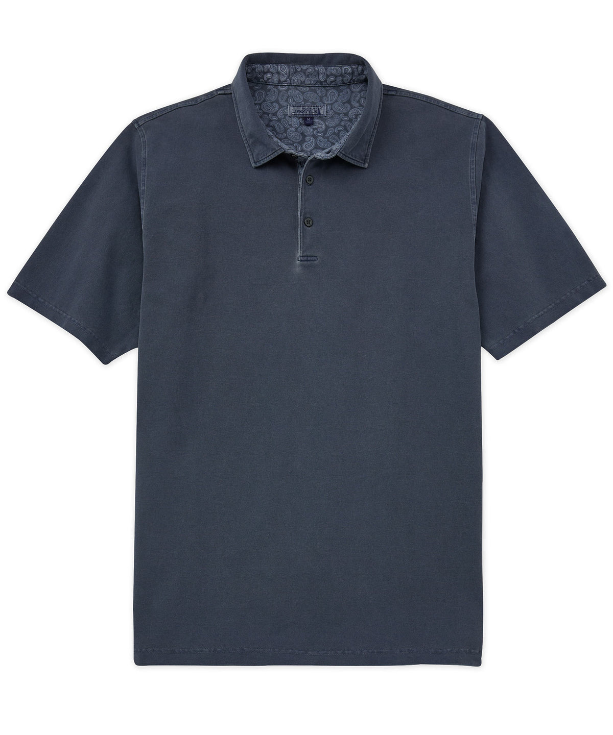 Westport Lifestyle Garment Dyed Pique Polo Knit Shirt, Men's Big & Tall
