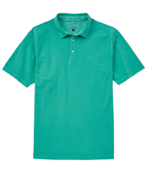 Westport Lifestyle Garment Dyed Pique Polo Knit Shirt