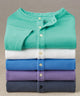 Westport Lifestyle Short Sleeve Garment Dyed Pique Henley Knit Shirt