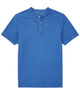 Westport Lifestyle Short Sleeve Garment Dyed Pique Henley Knit Shirt
