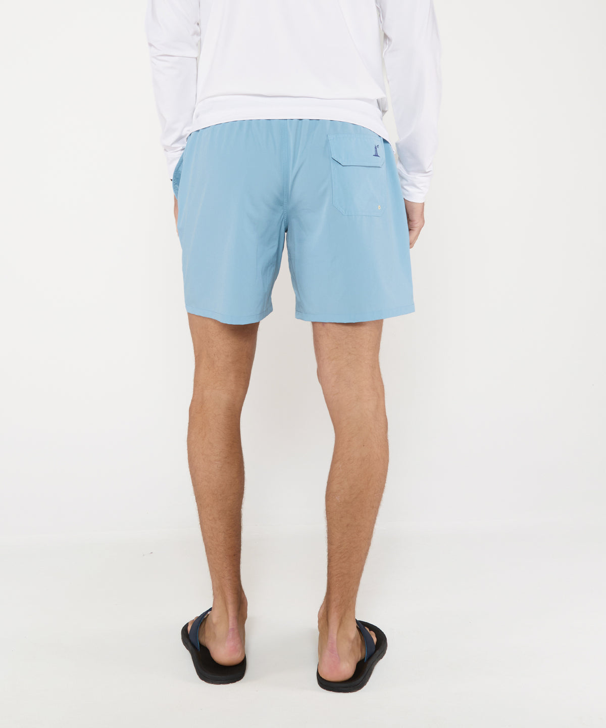 Westport Lifestyle Compo Solid Stretch Swim Trunk, Men's Big & Tall