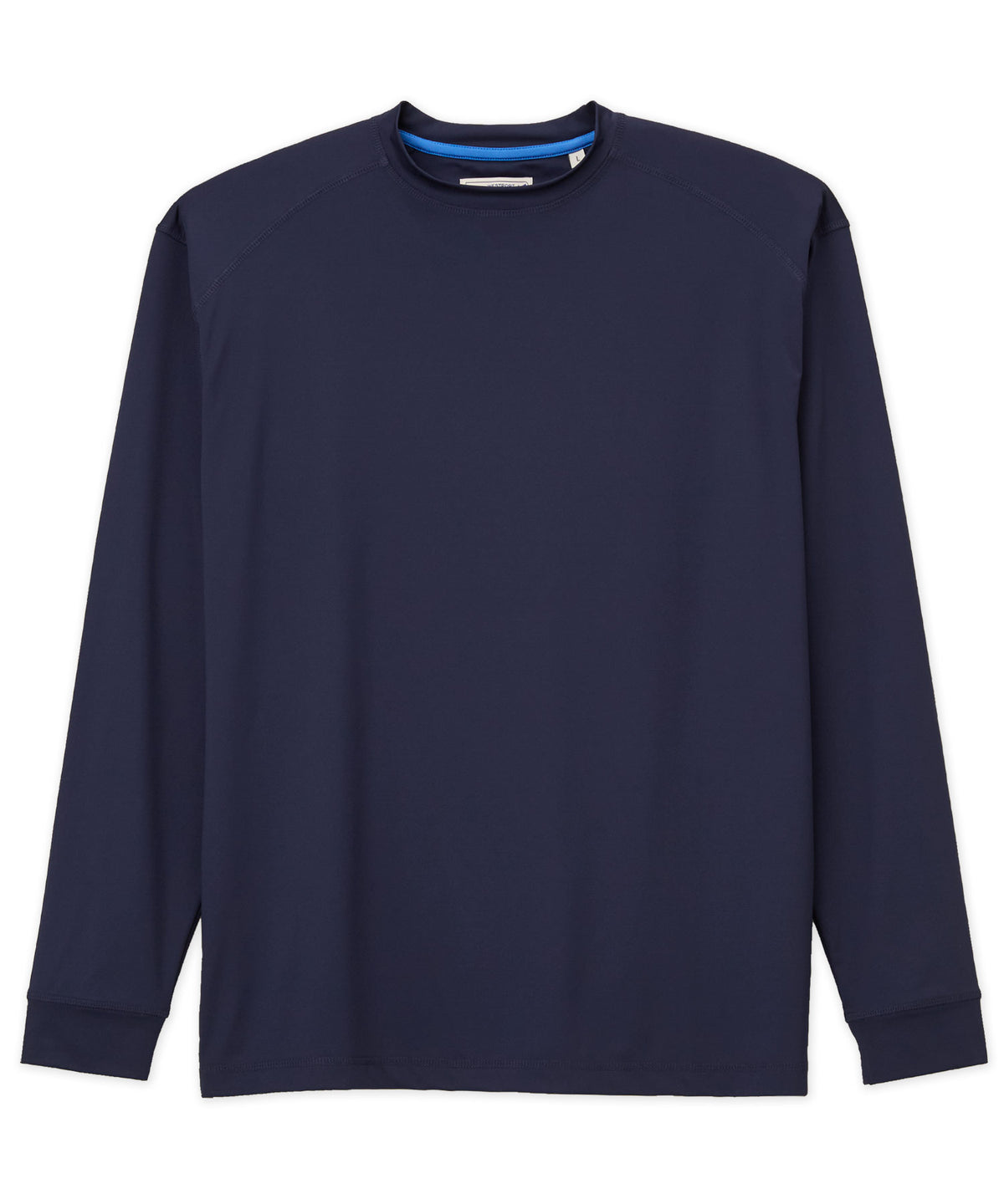 Westport Lifestyle Long Sleeve Performance Crew Neck T-Shirt, Men's Big & Tall