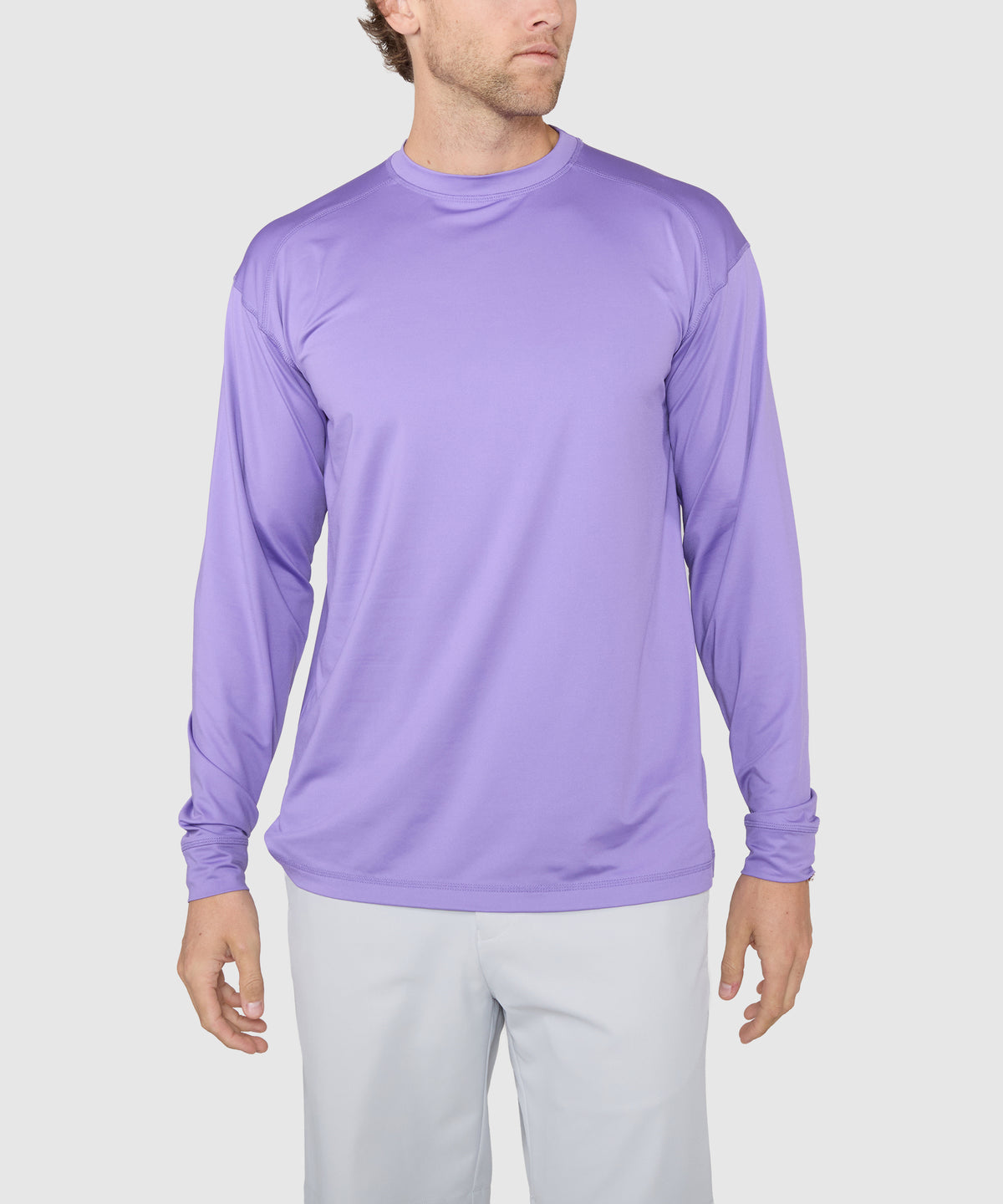 Westport Lifestyle Long Sleeve Performance Crew Neck T-Shirt, Men's Big & Tall