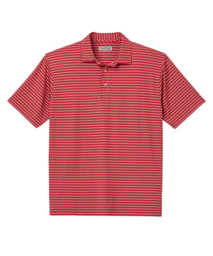 Westport Lifestyle Short Sleeve Stripe Polo Knit Shirt