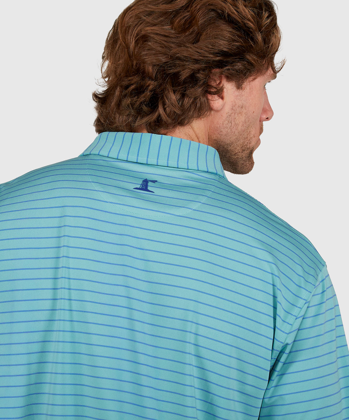 Westport Lifestyle Short Sleeve Stripe Polo Knit Shirt, Men's Big & Tall