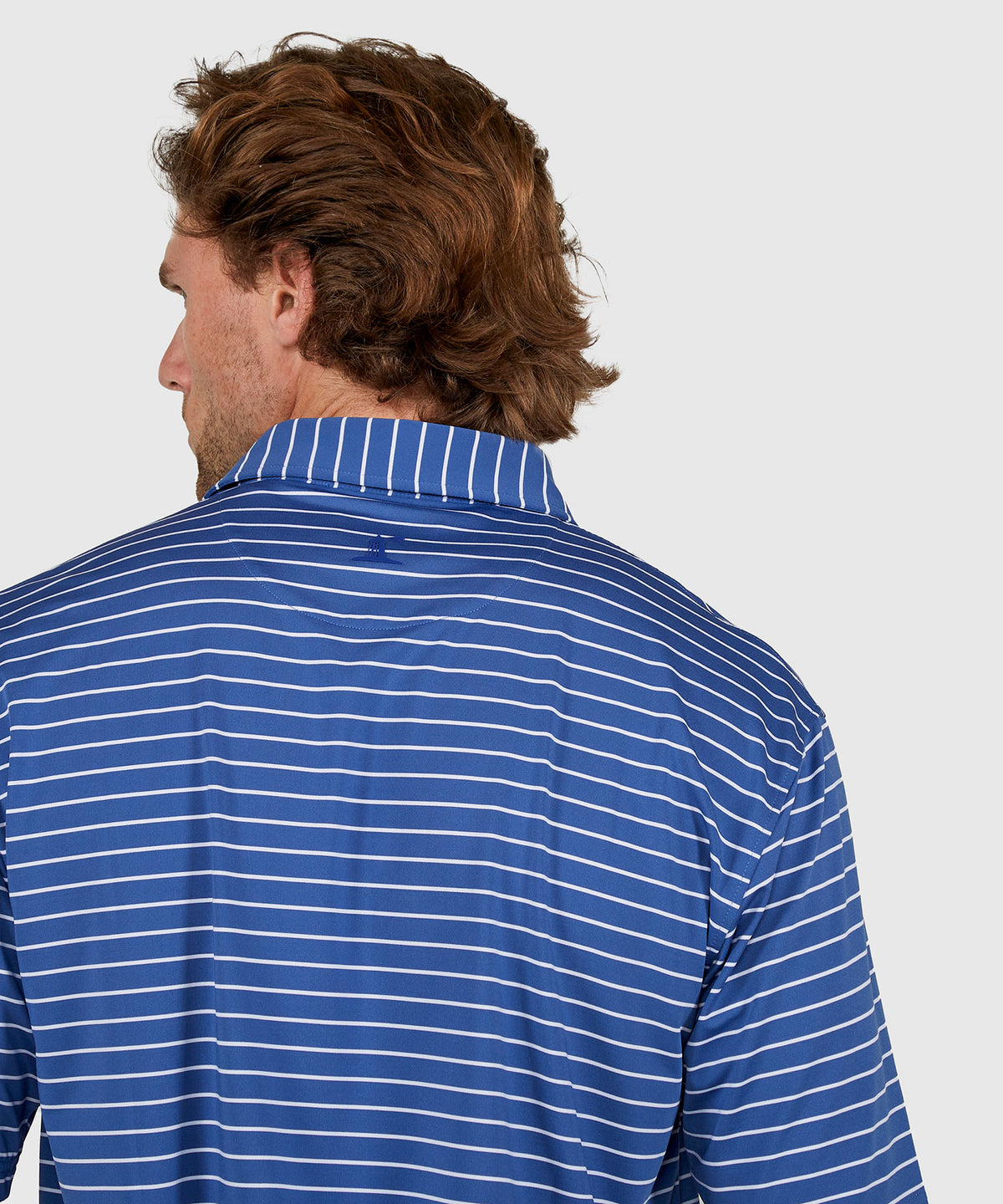 Westport Lifestyle Short Sleeve Stripe Polo Knit Shirt, Men's Big & Tall