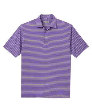 Westport Lifestyle Short Sleeve Stripe Polo Knit Shirt