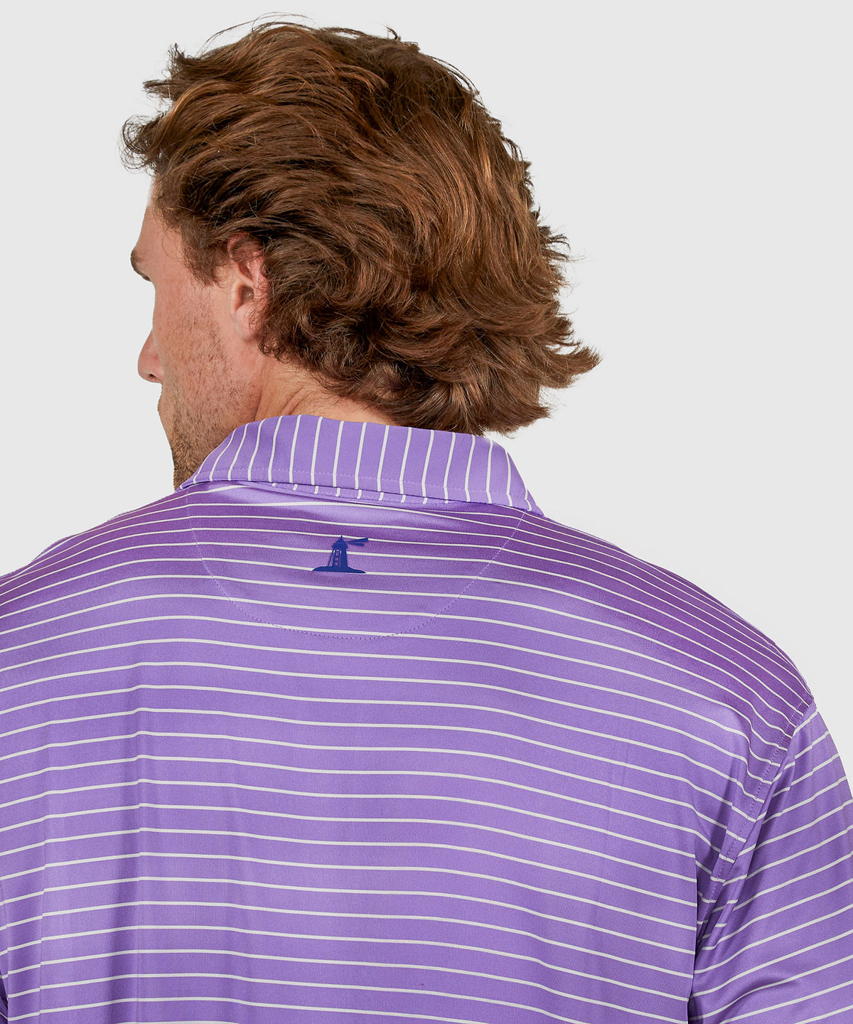 Westport Lifestyle Short Sleeve Stripe Polo Knit Shirt, Men's Big & Tall