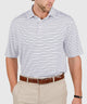 Westport Lifestyle Short Sleeve Stripe Polo Knit Shirt