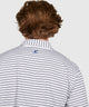 Westport Lifestyle Short Sleeve Stripe Polo Knit Shirt