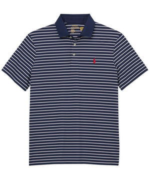 Polo Ralph Lauren Short Sleeve Stripe Performance Polo Knit Shirt
