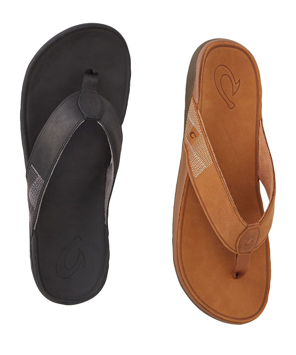 OluKai Tuahine Leather Sandal, Men's Big & Tall