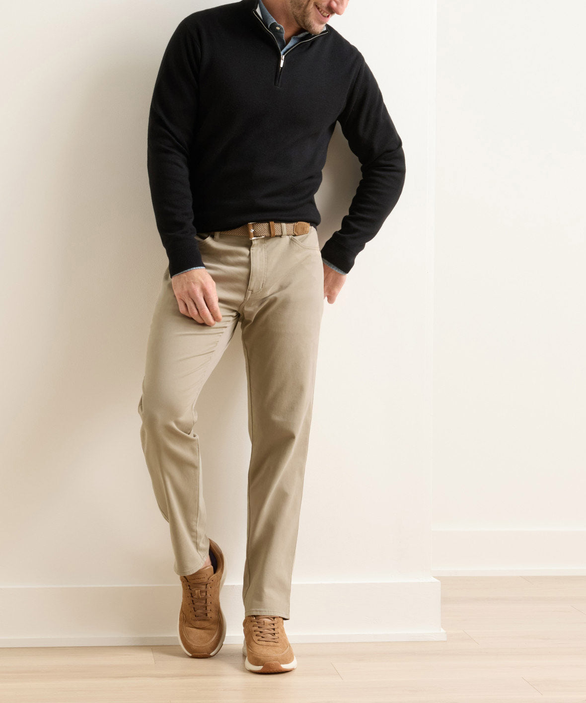 Peter Millar Signature Sateen 5-Pocket Pant, Men's Big & Tall
