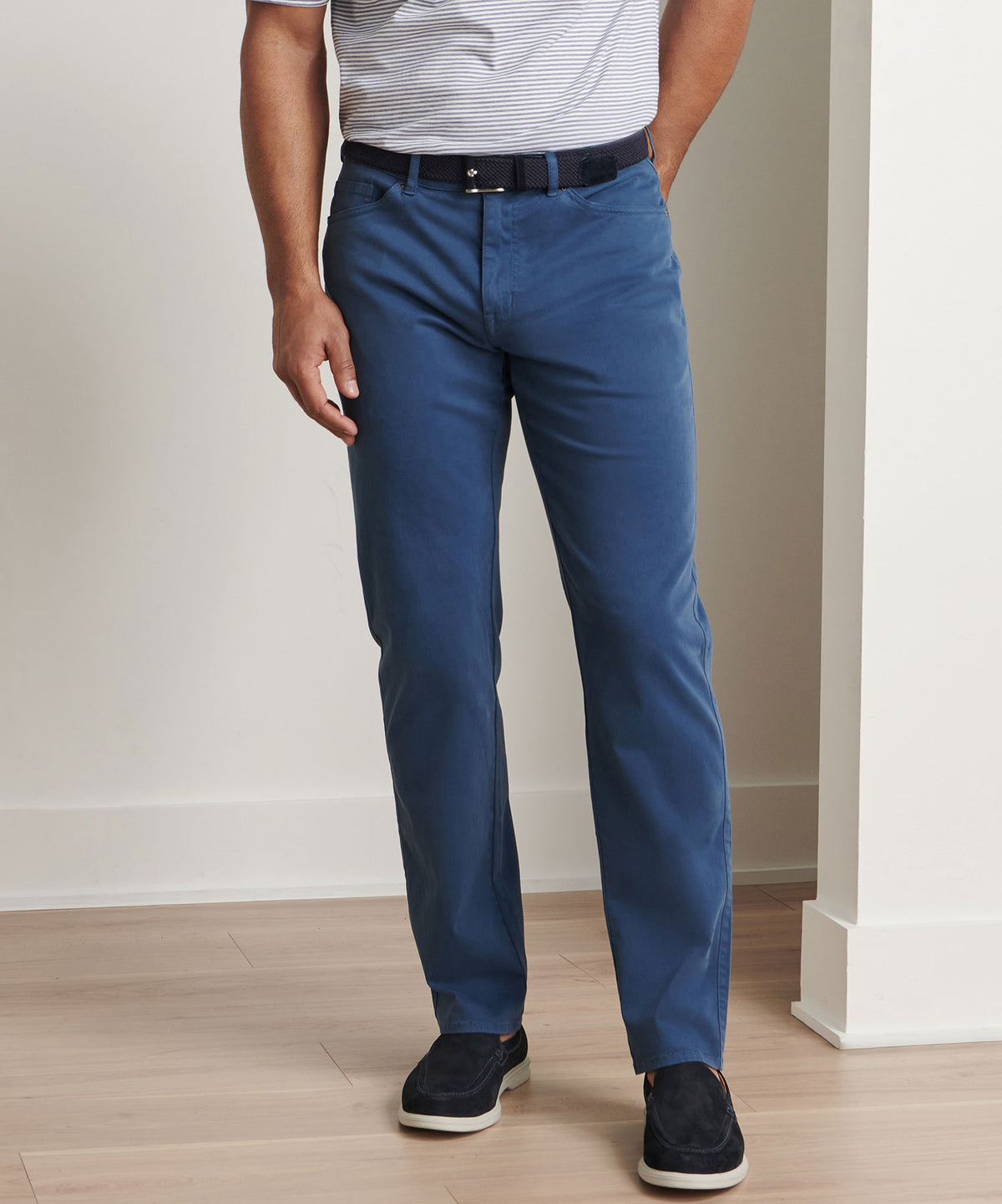 Peter Millar Signature Sateen 5-Pocket Pant, Men's Big & Tall