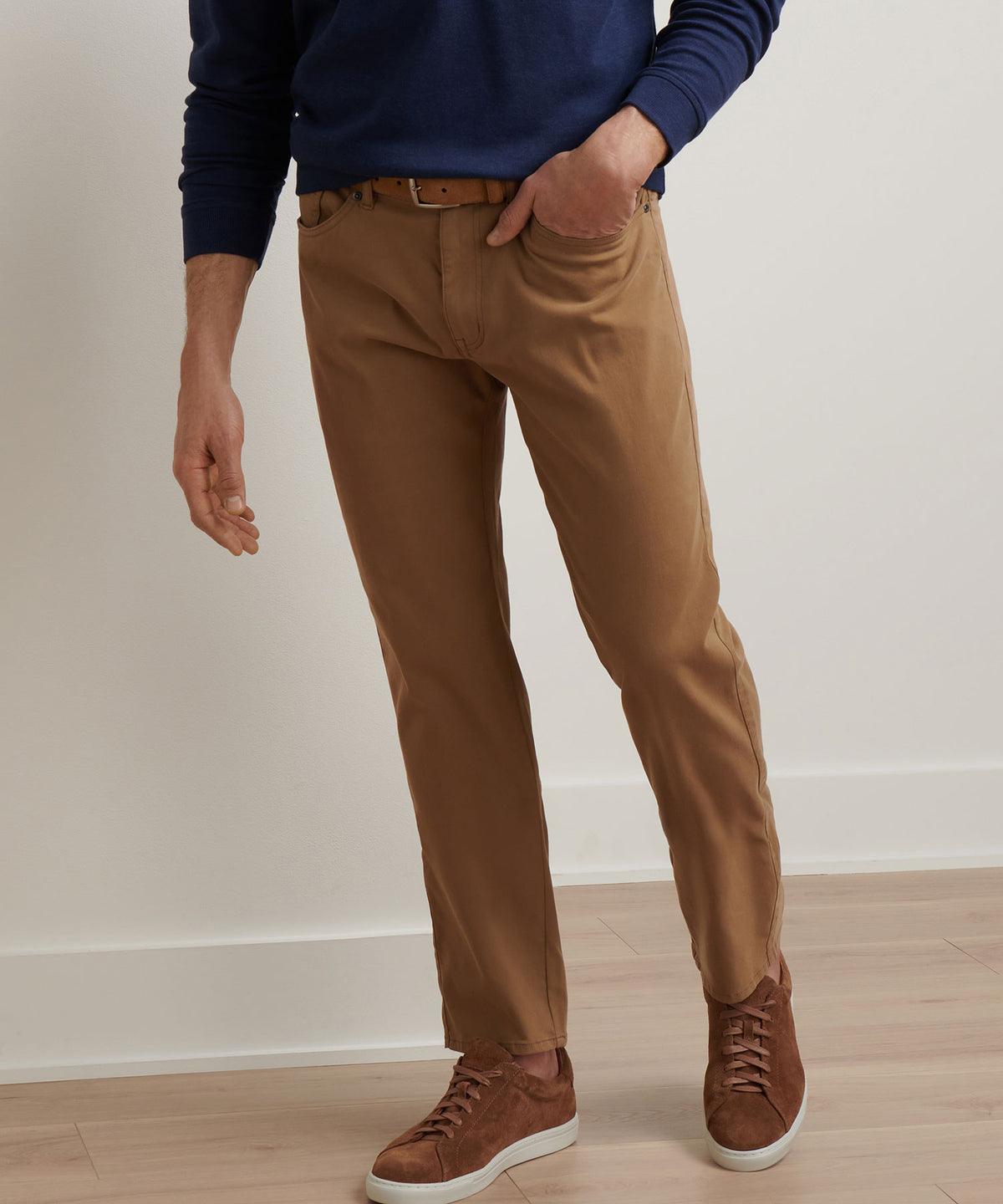 Peter Millar Signature Sateen 5-Pocket Pant, Men's Big & Tall