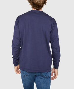 Westport No-Tuck Long Sleeve Stretch Cotton Crew Neck T-Shirt