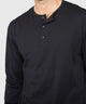 Westport No-Tuck Long Sleeve Stretch Cotton Crew Neck Henley