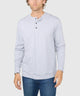 Westport No-Tuck Long Sleeve Stretch Cotton Crew Neck Henley