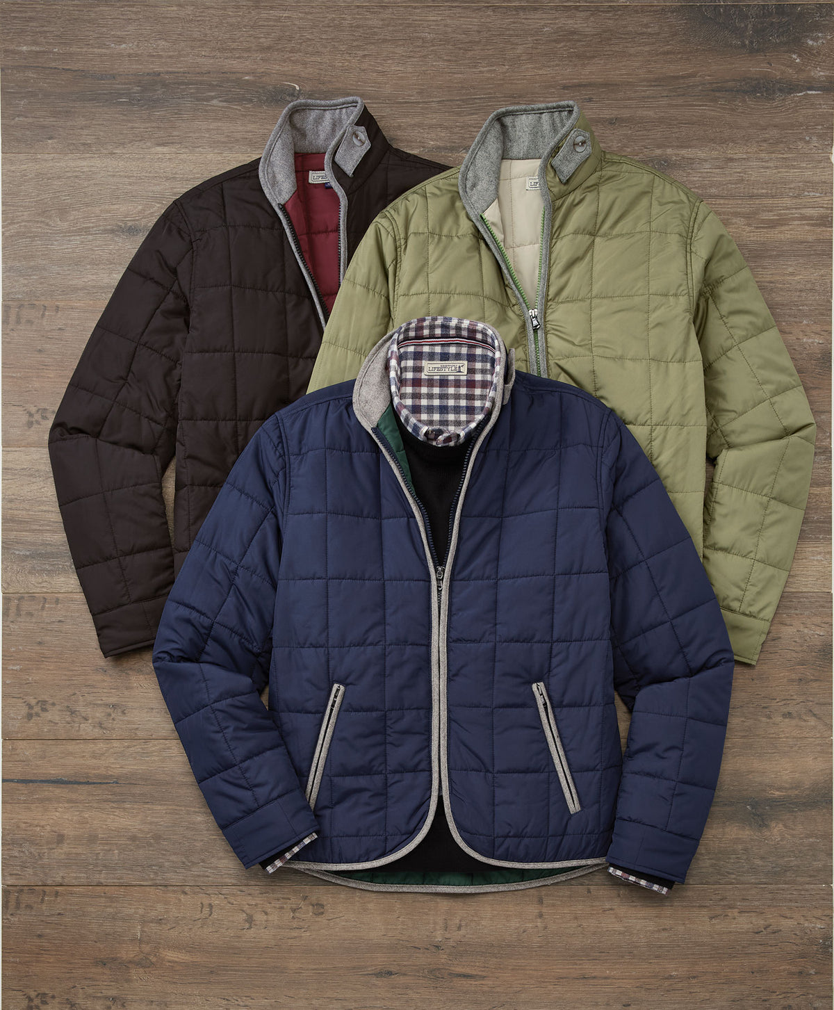 Westport Lifestyle Oak Bluff Box Quilted Jacket, Men's Big & Tall
