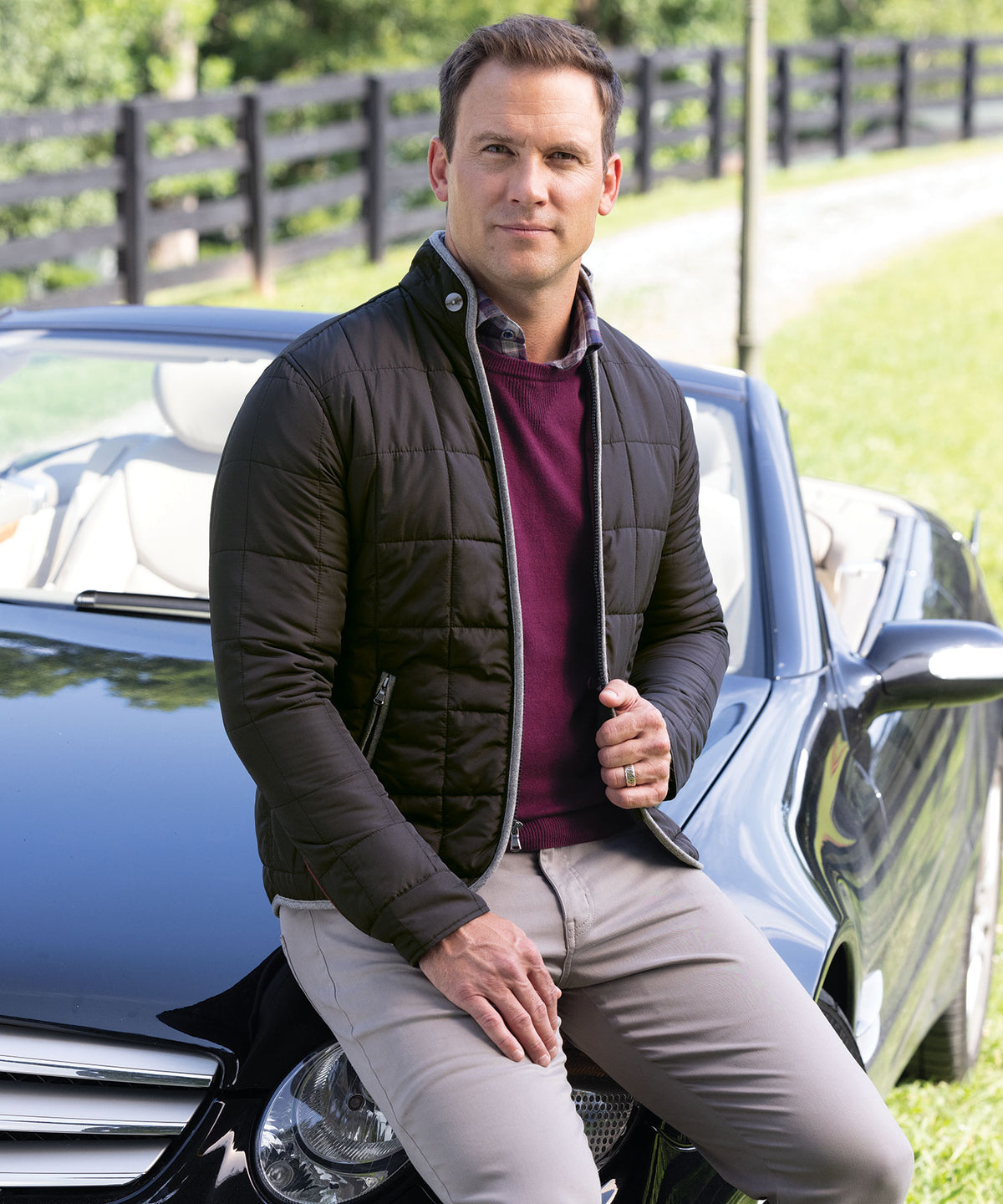 Westport Lifestyle Oak Bluff Box Quilted Jacket, Men's Big & Tall