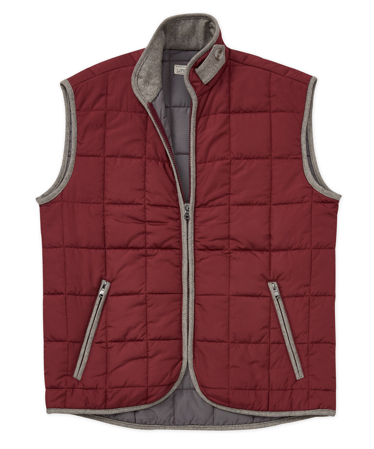 Westport Lifestyle Edgartown Box Quilted Vest, Men's Big & Tall