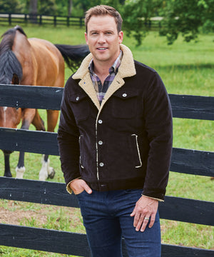 Westport Lifestyle High Pile Lined Corduroy Trucker Jacket