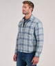 Westport Lifestyle Sherpa Lined Firepit Flannel Shirt Jacket