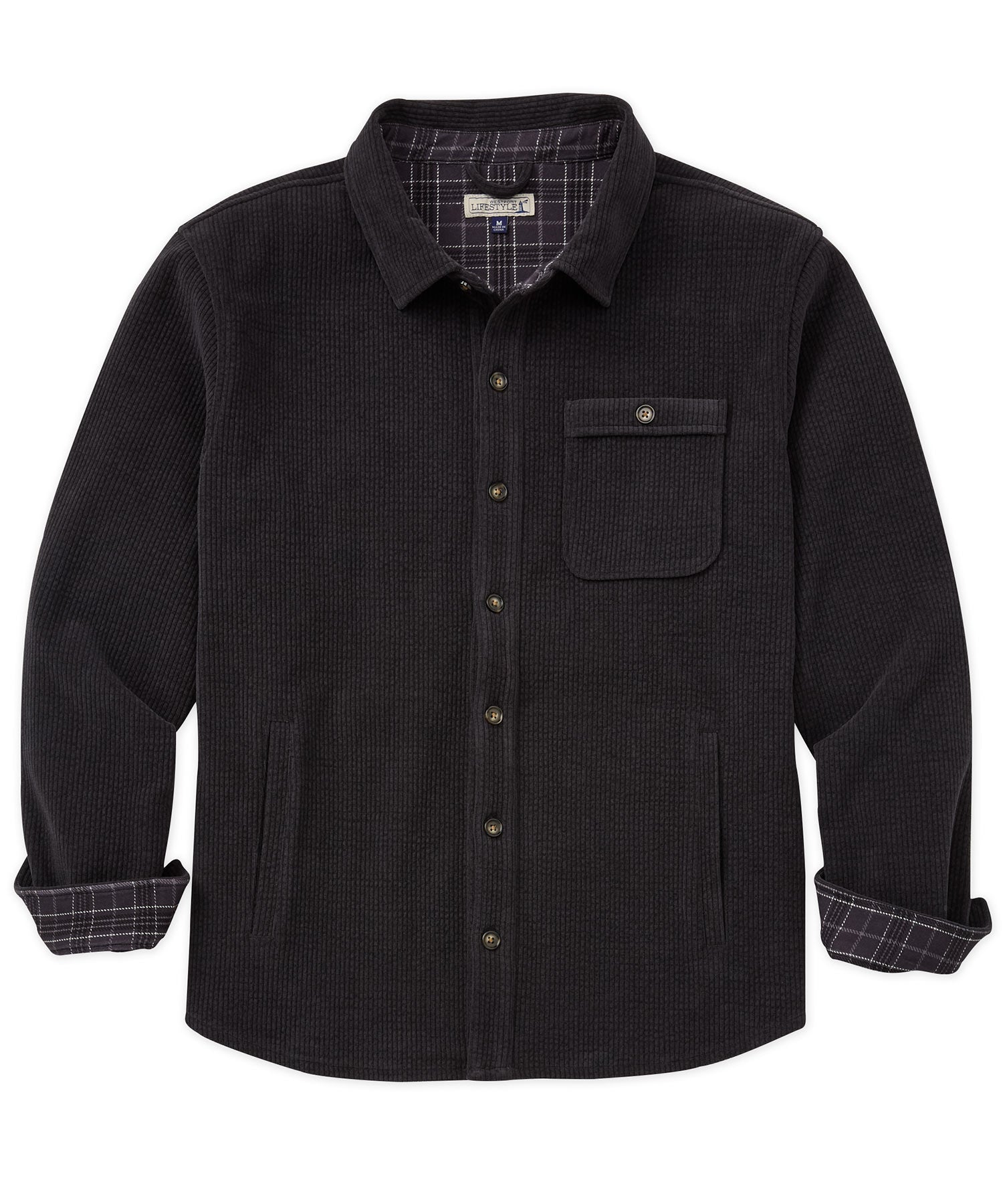 Westport Lifestyle Knit Corded Shirt Jacket