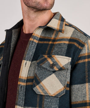 Westport Black Wool Blend Shirt Jacket
