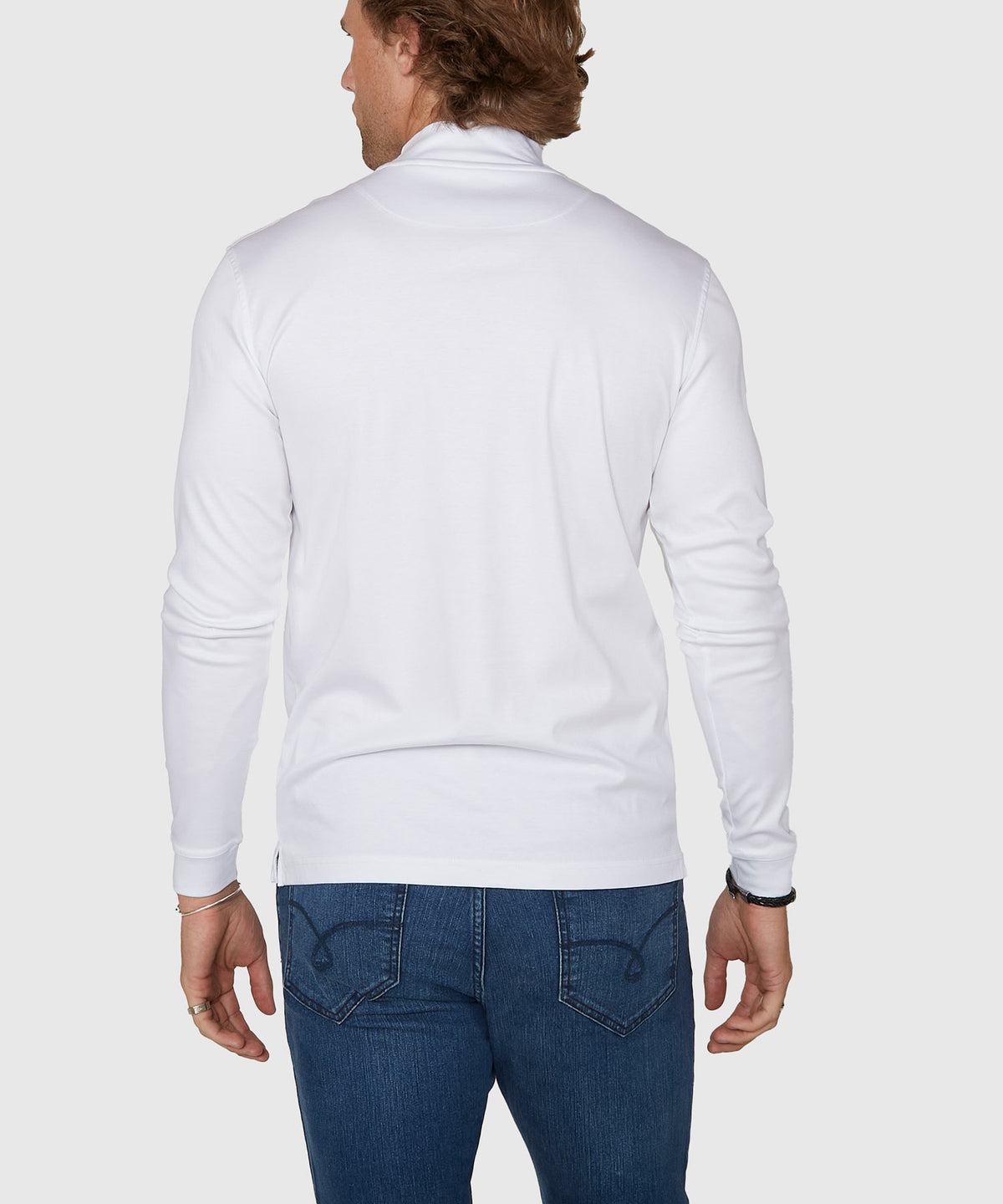 Westport Lifestyle LustreTech Cotton Mock, Men's Big & Tall