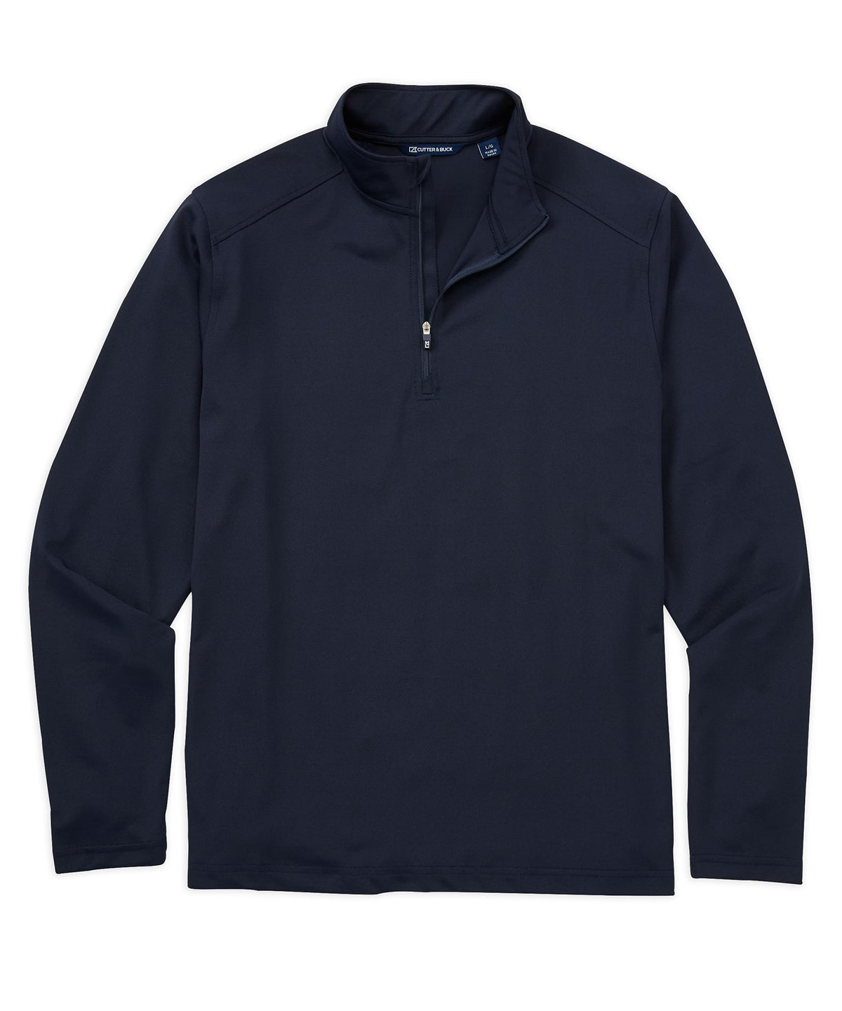 Cutter & Buck Virtue Eco Pique Recycled Quarter Zip Pullover, Men's Big & Tall