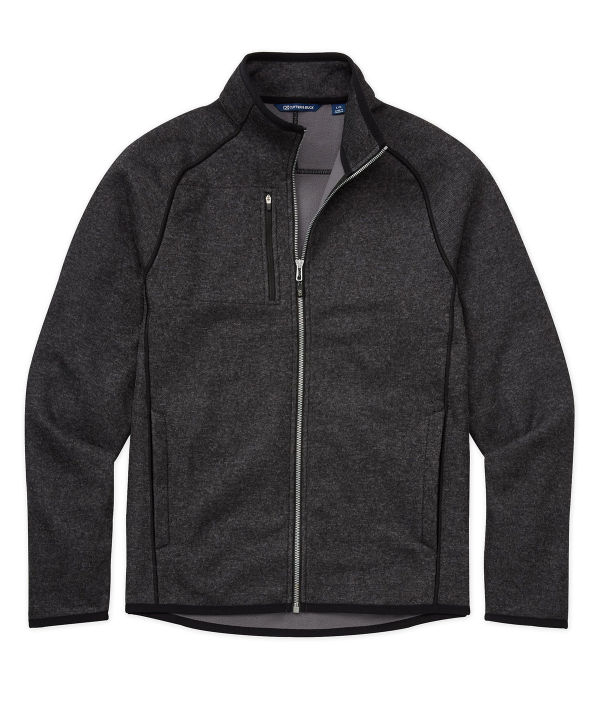 Cutter & Buck Mainsail Sweater-Knit Full Zip Jacket, Men's Big & Tall