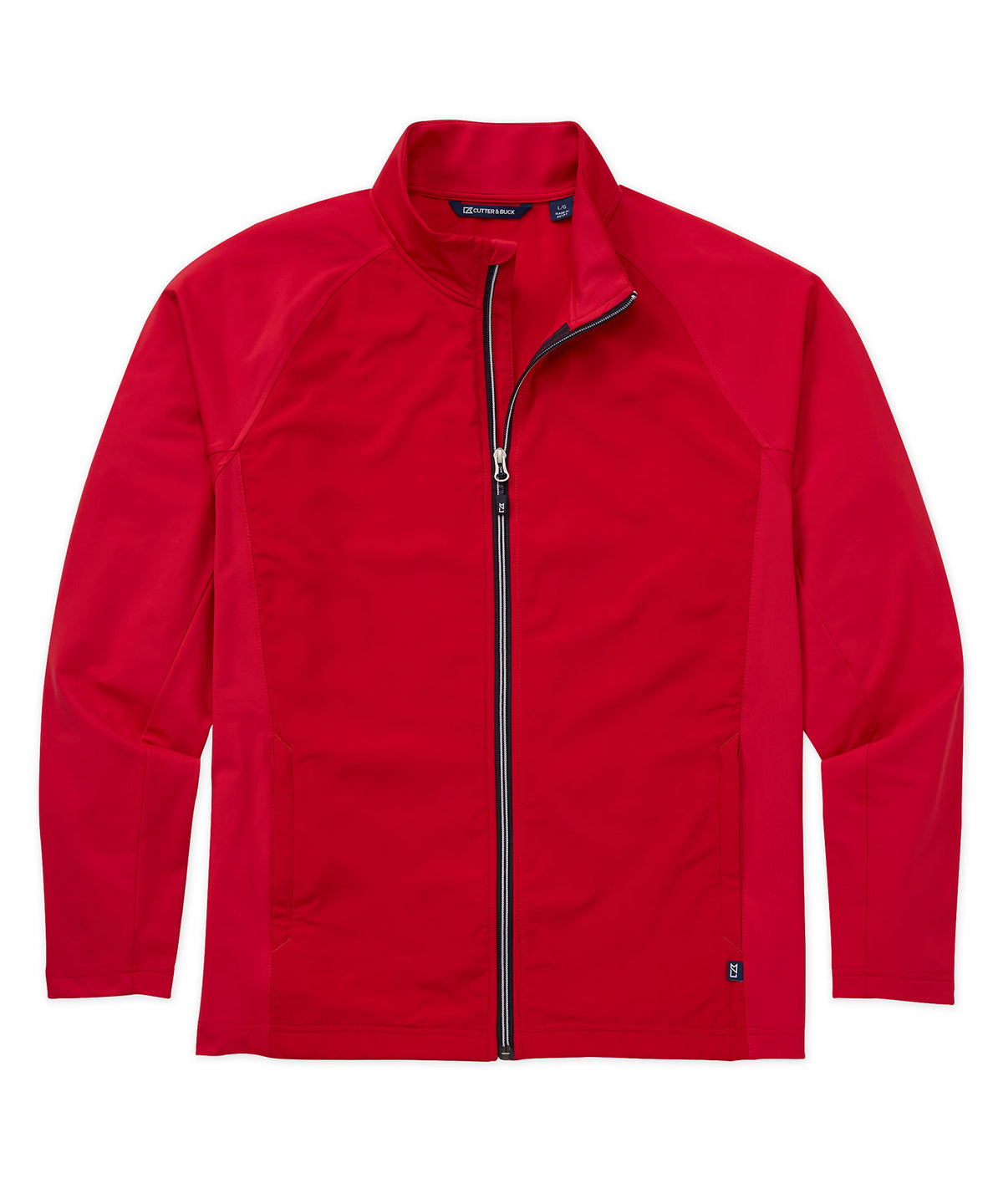 Cutter & Buck Adapt Eco Knit Hybrid Recycled Full Zip Jacket, Men's Big & Tall