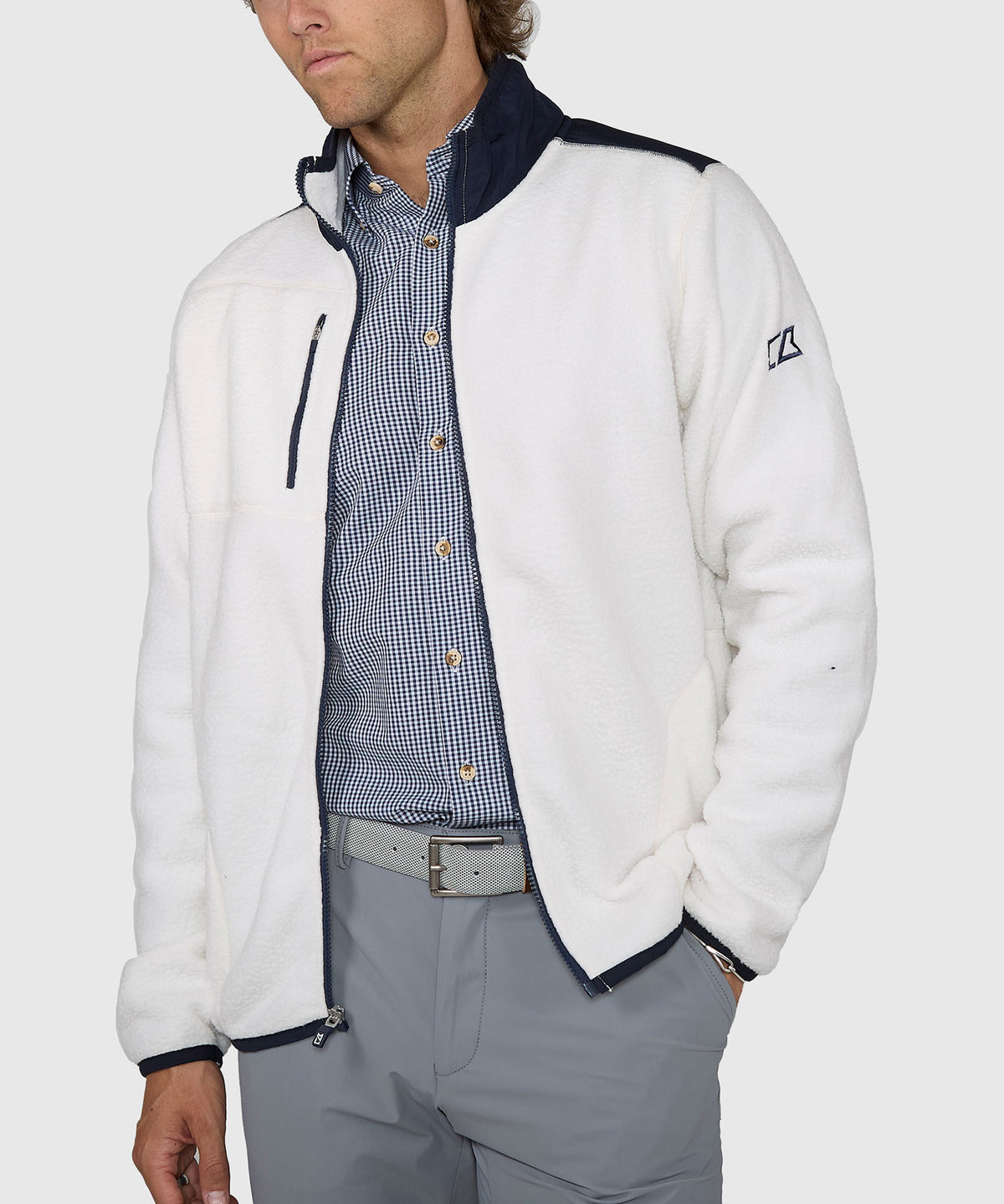 Cutter & Buck Cascade Eco Sherpa Fleece Jacket, Men's Big & Tall