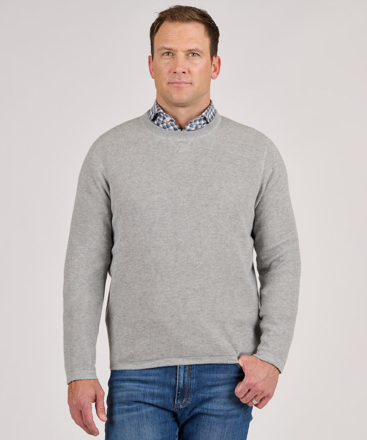 Westport Black Reversible Crew Sport Pullover Sweater, Men's Big & Tall